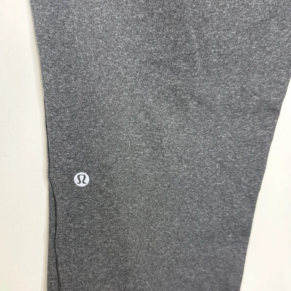 Lululemon Men’s Discipline Pants Heathered Gray Black Size Large Straight Leg